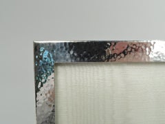 Shreve Craftsman Hand-Hammered Sterling Silver Picture Frame