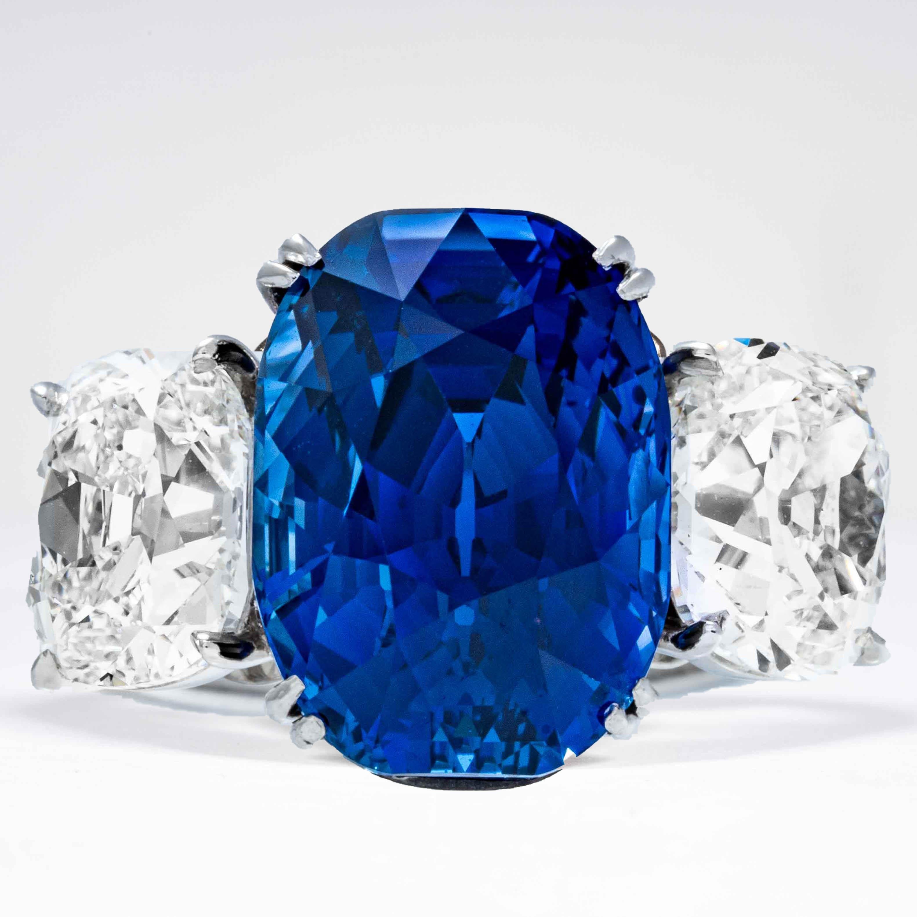Shreve, Crump & Low is proud to offer this important sapphire and diamond ring. Where shall we look for an apt analogy for the 