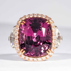 Shreve, Crump & Low 15.38 Carat Burmese Pink Spinel and Diamond Ring 'Dungaire'