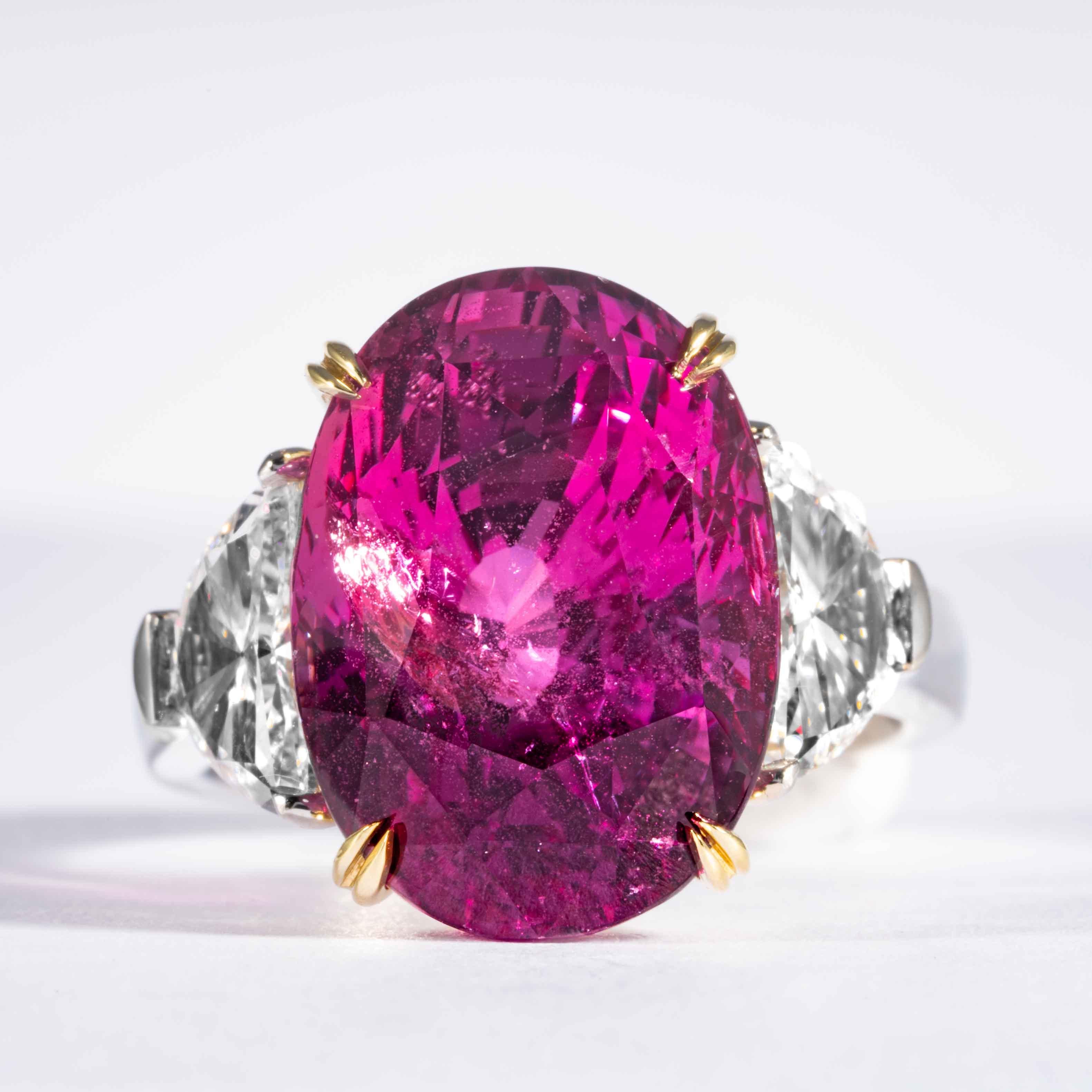 pink sapphire and diamond ring