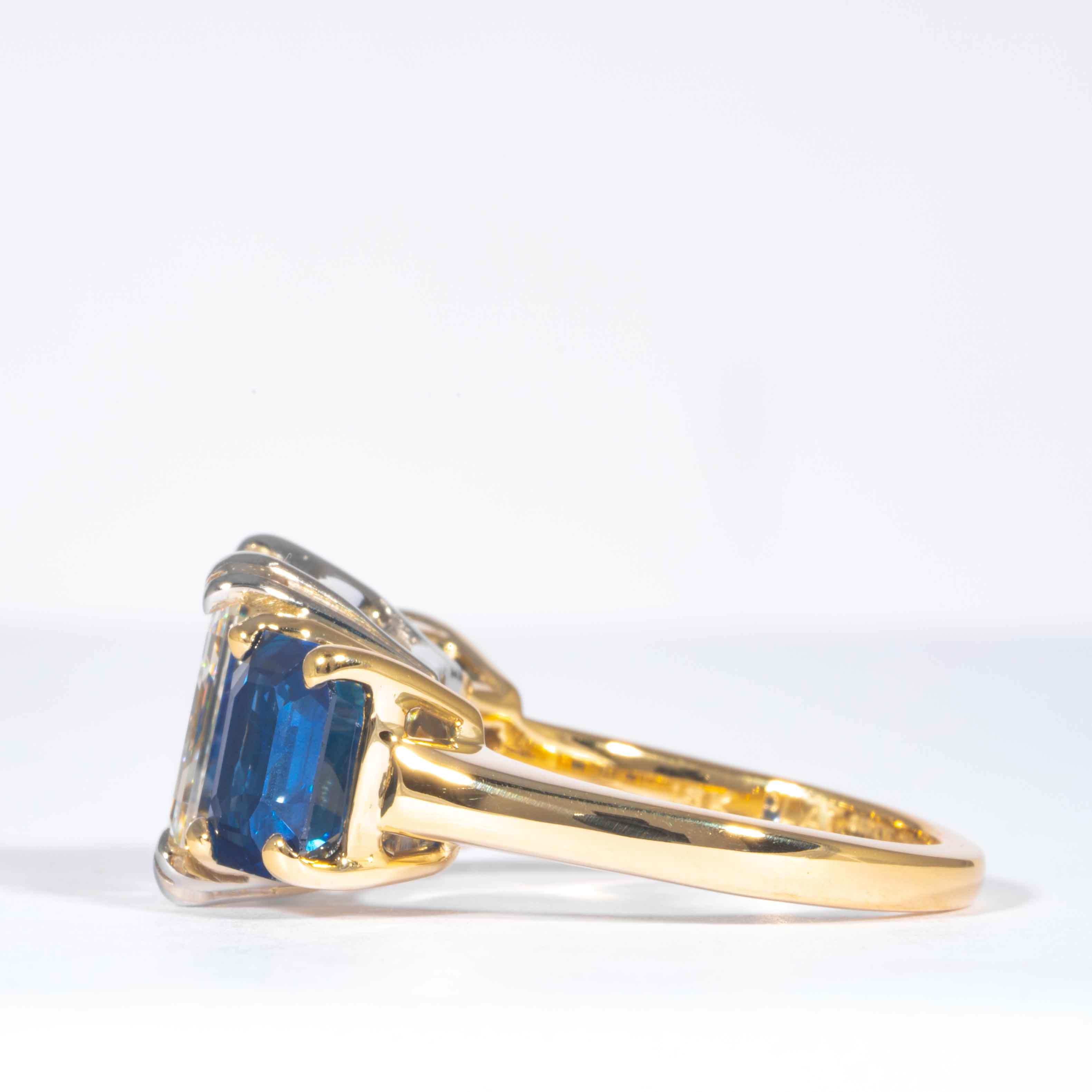 Women's Shreve, Crump & Low GIA Certified 5.01 Carat Square Emerald Cut Diamond Ring