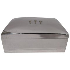 Shreve, Crump & Low Mid-Century Modern Sterling Silver Box