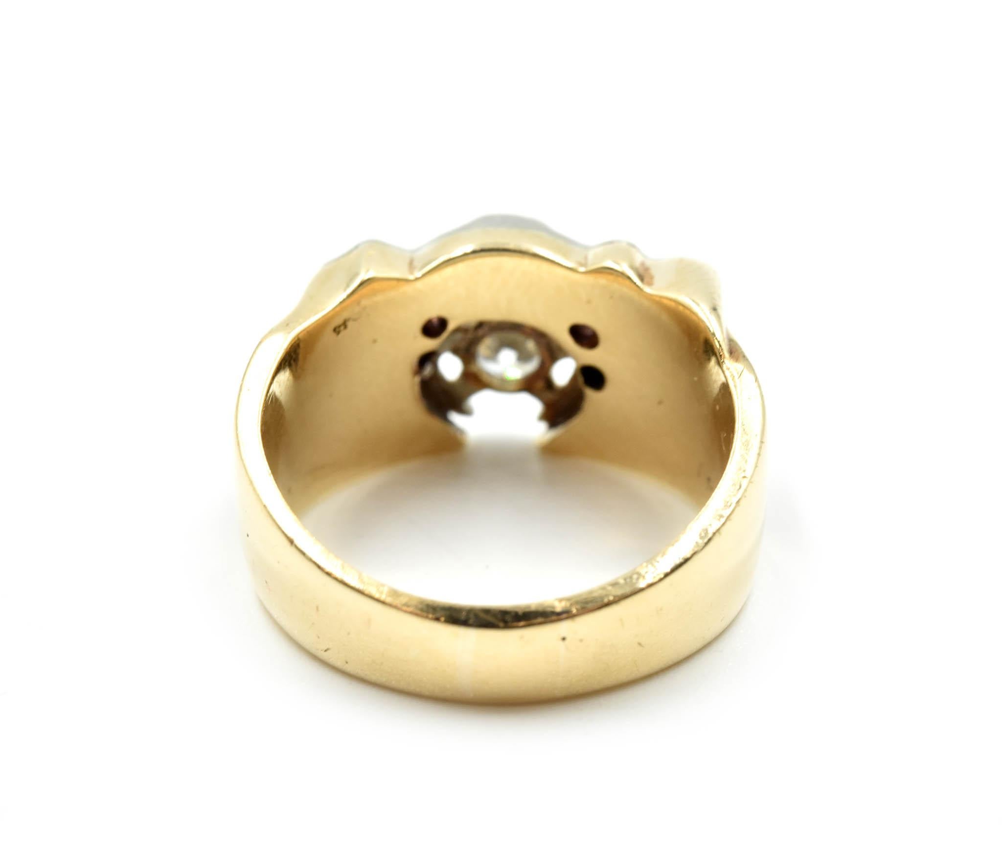 10 karat gold diamond ring