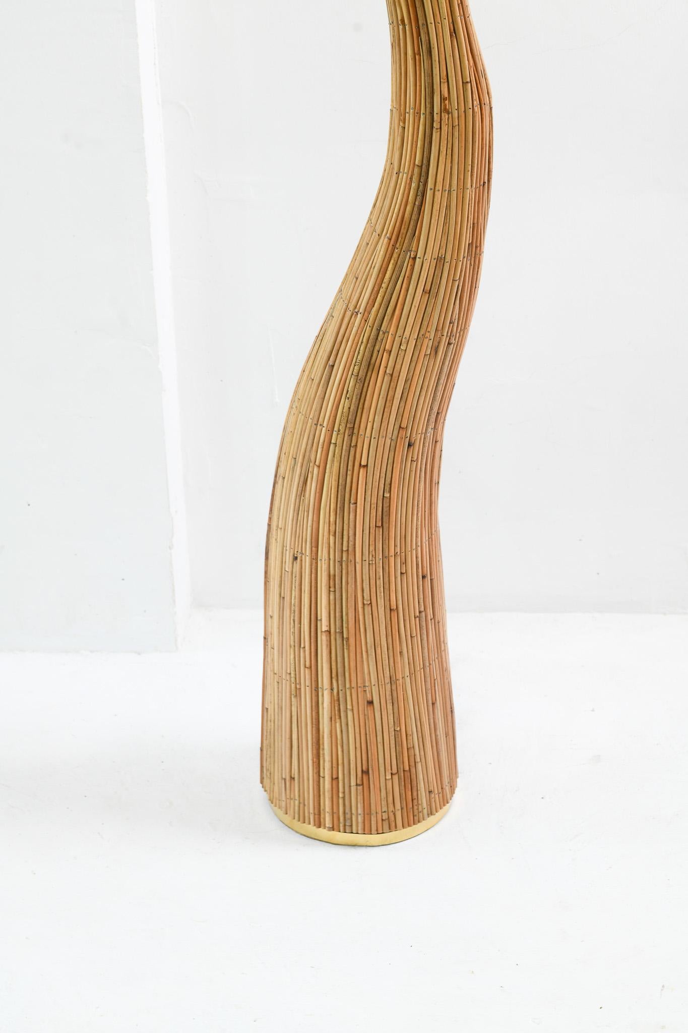 Lámpara de pie Shroom 003 Pencil Reed Hecho a mano en venta