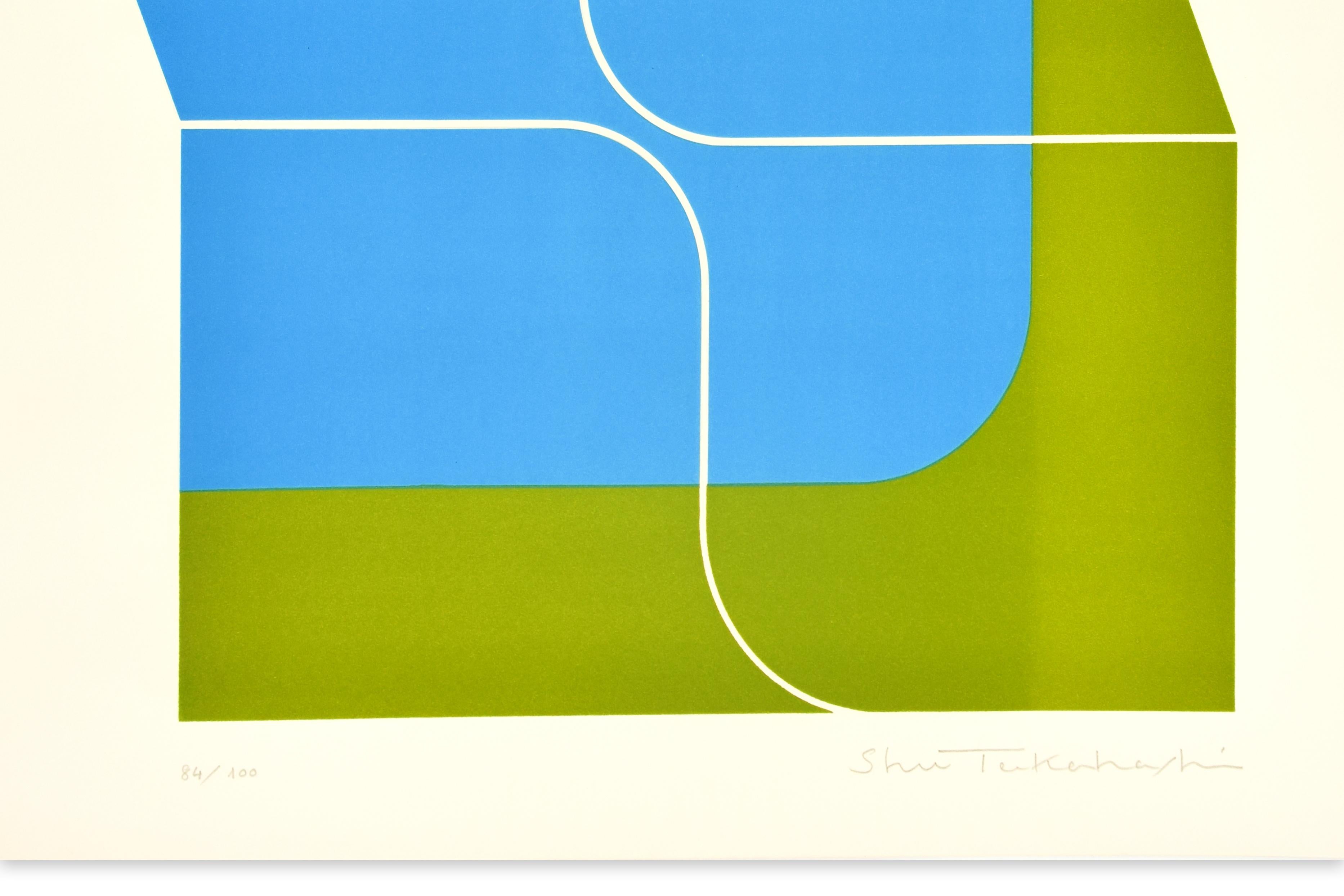 A Fresh Wind - Color Variation - Screen Print by Shu Takahashi - 1970s 1