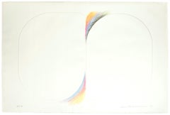Blue Ball - Original Mixed Media by Shu Takahashi - 1973