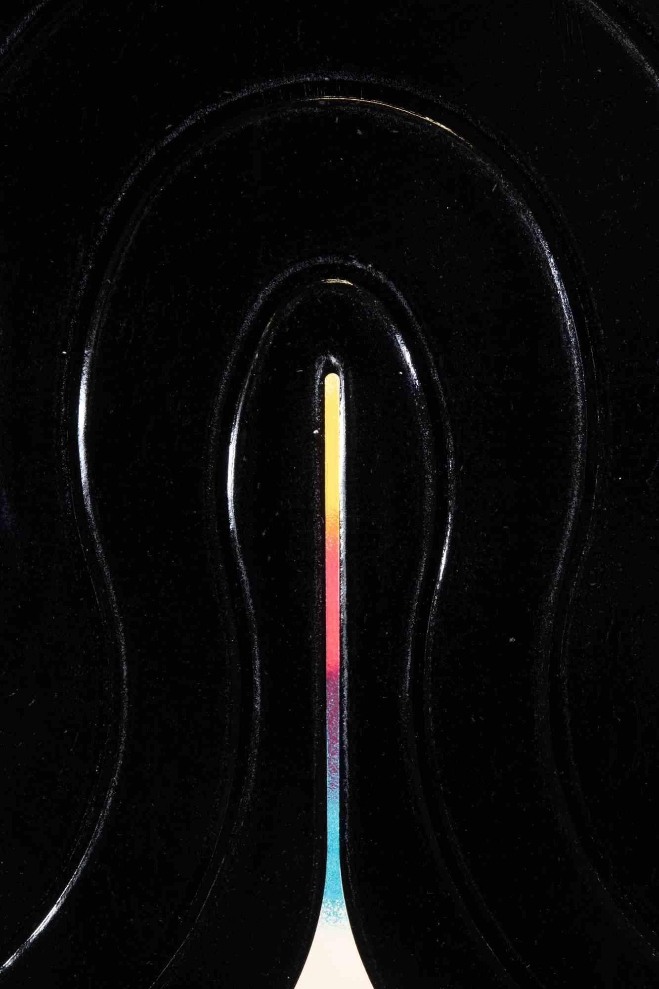 Composizione - Stampa a rilievo e serigrafia di Shu Takahashi - 1973 in vendita 1