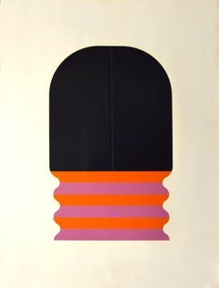 Composition - Embossing and Screen Print by Shu Takahashi - 1973