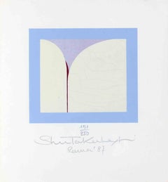 Landscape of Memory - Screen Print by Shu Takahashi - 1987