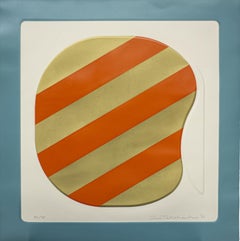 Orange Origin - Serigrafia e rilievo di S. Takahashi - 1973