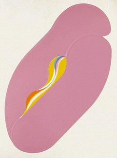 Pink Escape - Original Mixed Media by Shu Takahashi - 1973