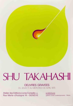 Shu Takahashi- Poster Exhibition in Geneva - Poster by Shu Takahashi - 1975