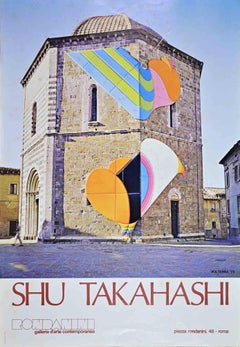 Shu Takahashi- Poster Exhibition in Volterra -  Poster by Shu Takahashi - 1973