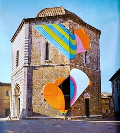 Volterra 1973 - Fotolitografia originale d'epoca dopo Shu Takahashi - 1973