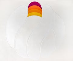 White Finger Ball - Embossing and Screen Print by Shu Takahashi - 1973