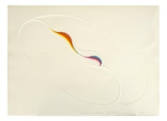 White Flight - Embossing and Screen Print by Shu Takahashi - 1973