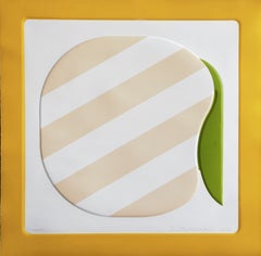 White Origin - Original Mixed Media by S. Takahashi - 1973