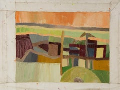 Olio originale astratto su tela "La distanza" di Shuai Liu