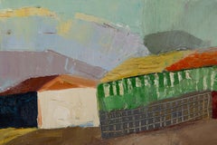 Shuai Liu Paesaggio Olio Originale Su Tela "Vivere in Montagna"