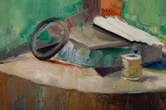 Shuai Liu Natura morta Pittura ad olio originale "Sopra la macinatura