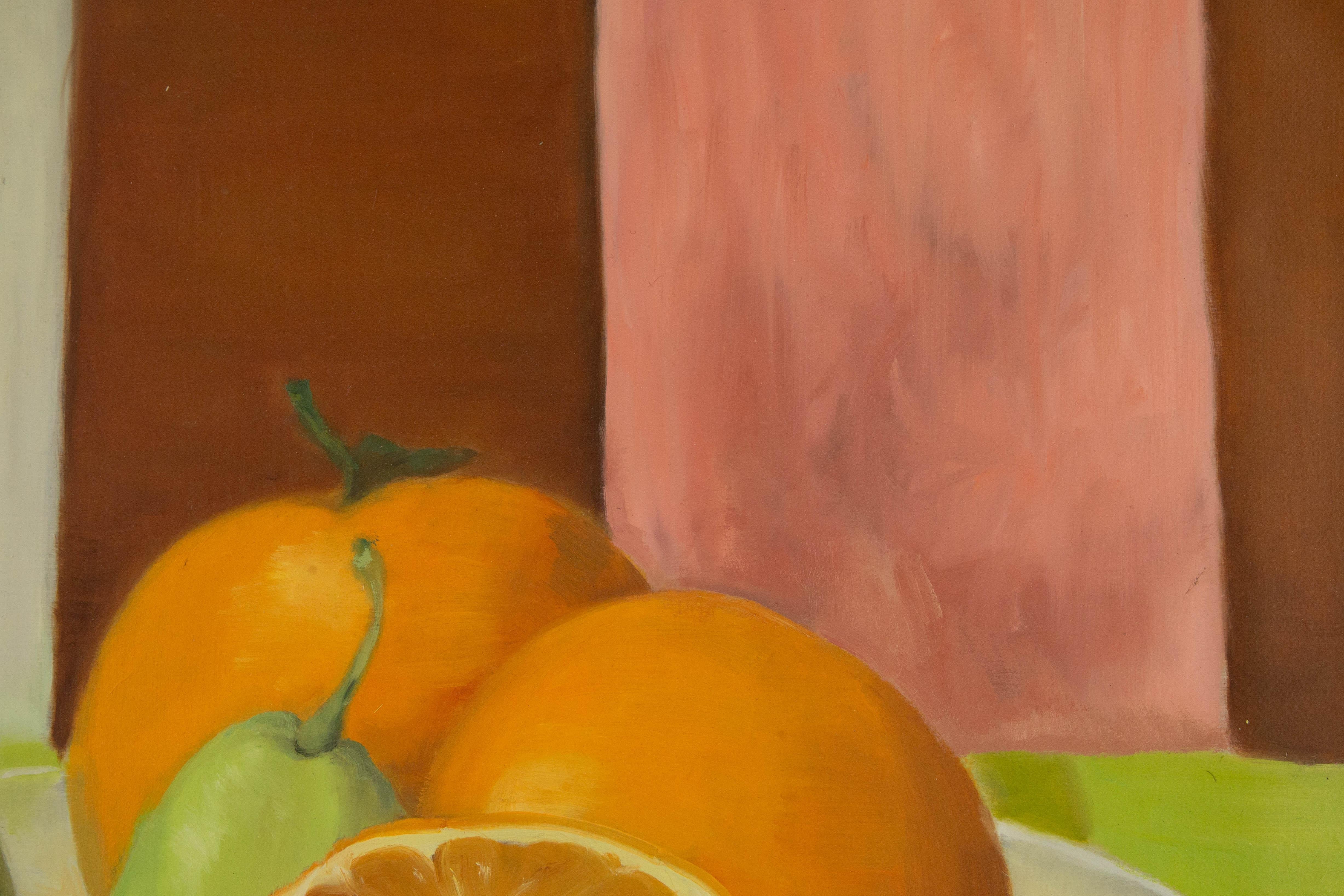 Shuang Liu Still Life Original Oil On Canvas 