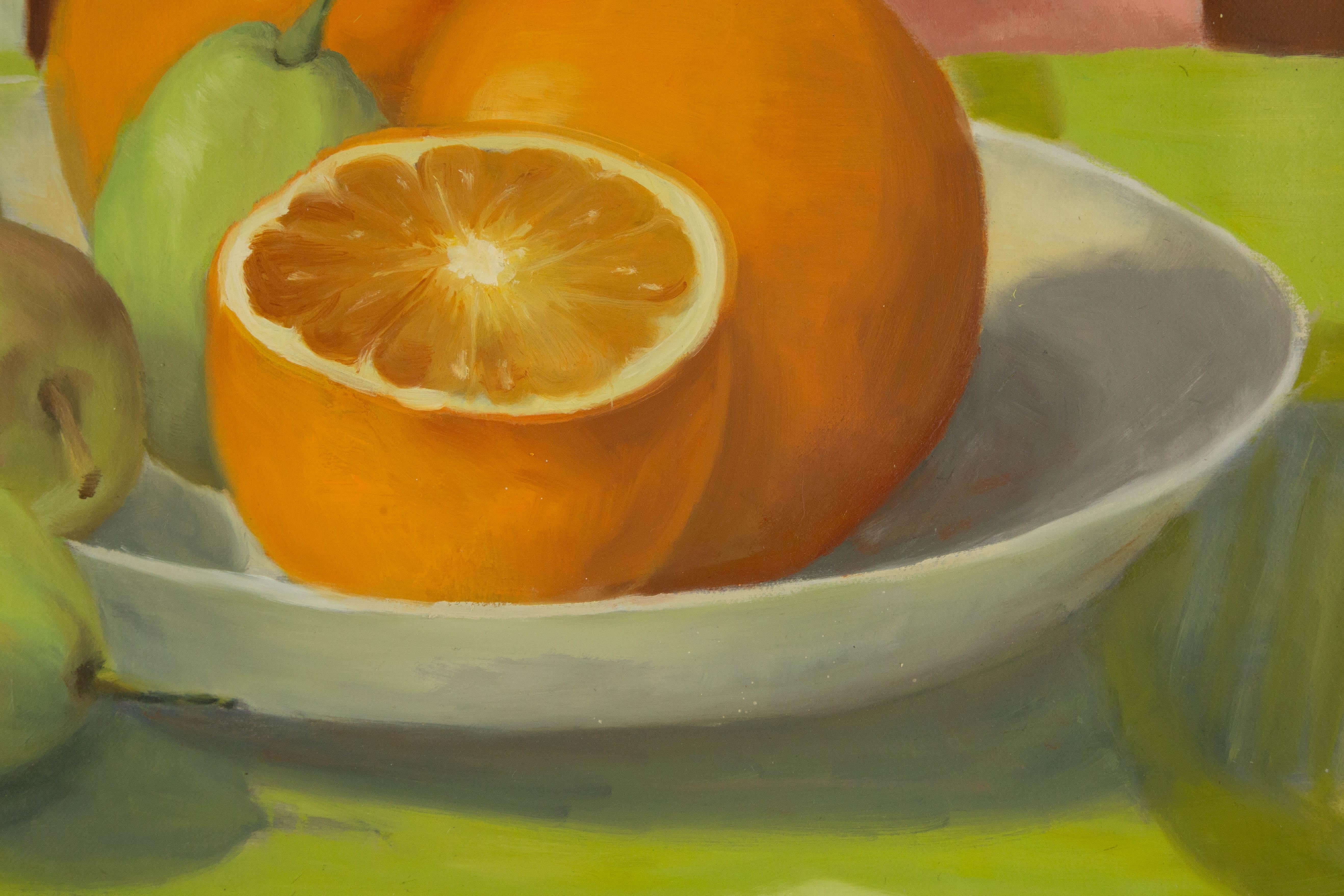 Shuang Liu Still Life Original Oil On Canvas 