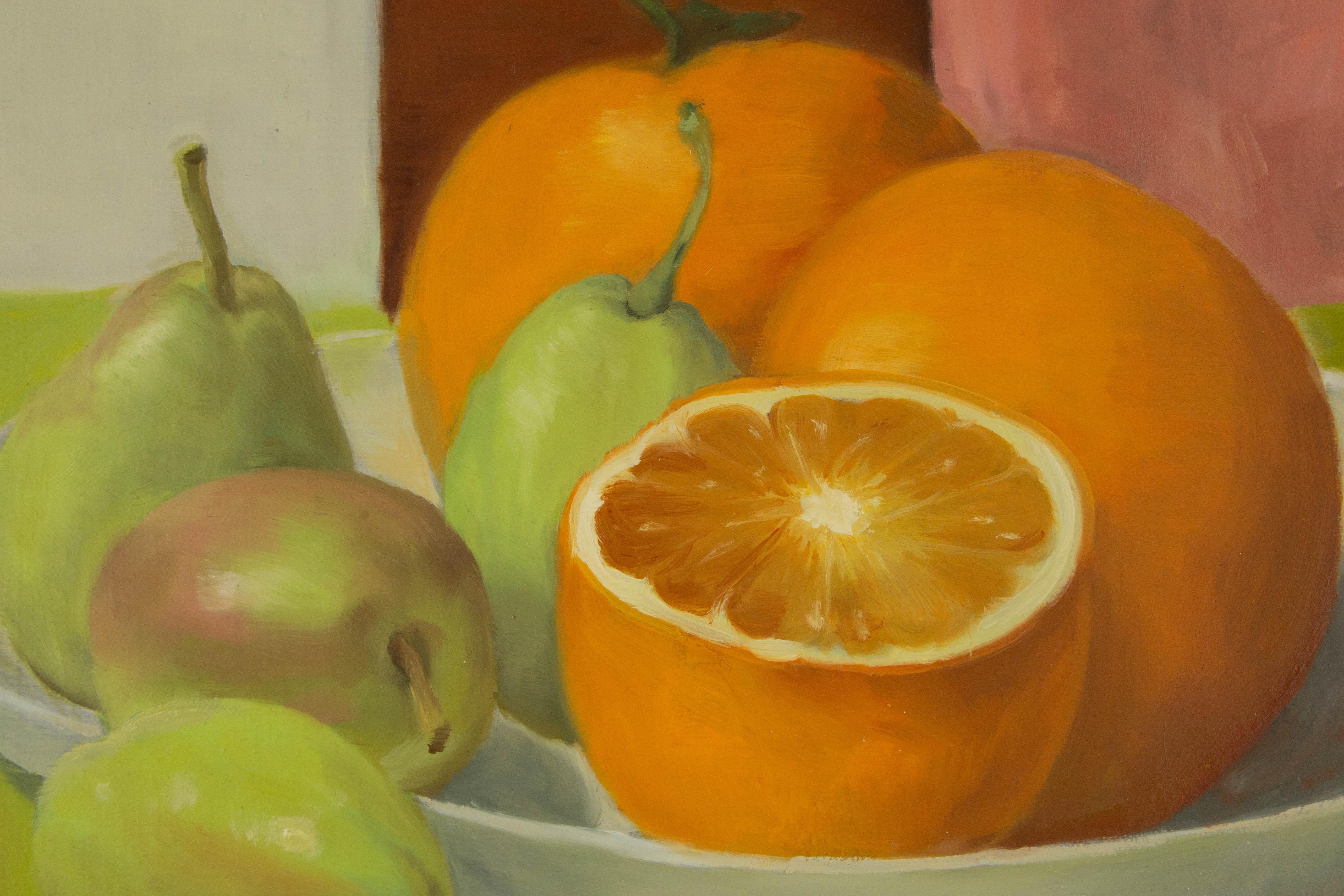 Shuang Liu Still Life Original Oil On Canvas 