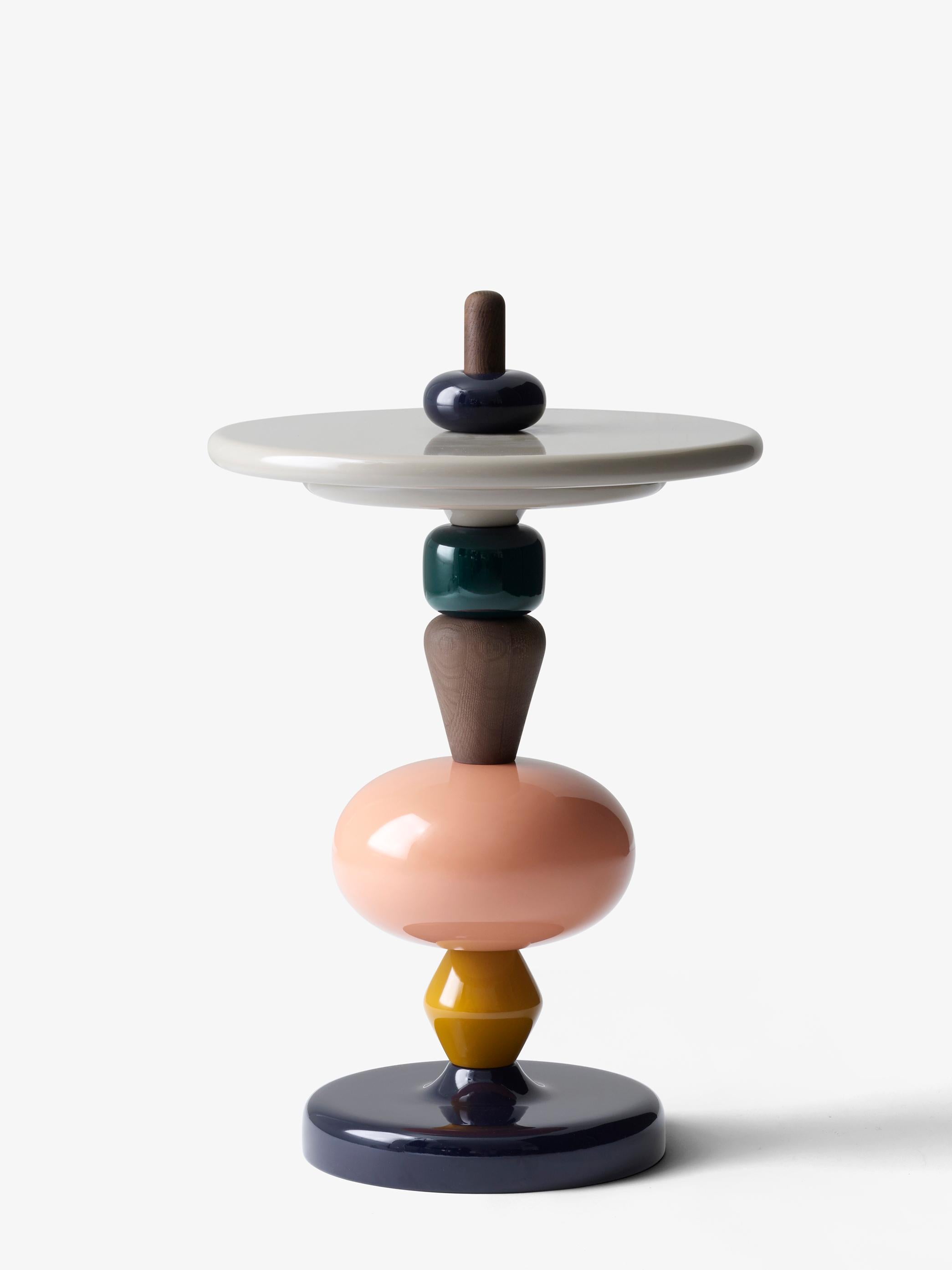 Chinese Shuffle MH1 Spectrum Side Table by Mia Hamborg for & Tradition For Sale