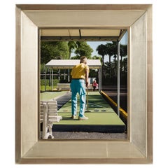 "Shuffleboard" Oil on Panel Painting by Max Ferguson, USA 2011