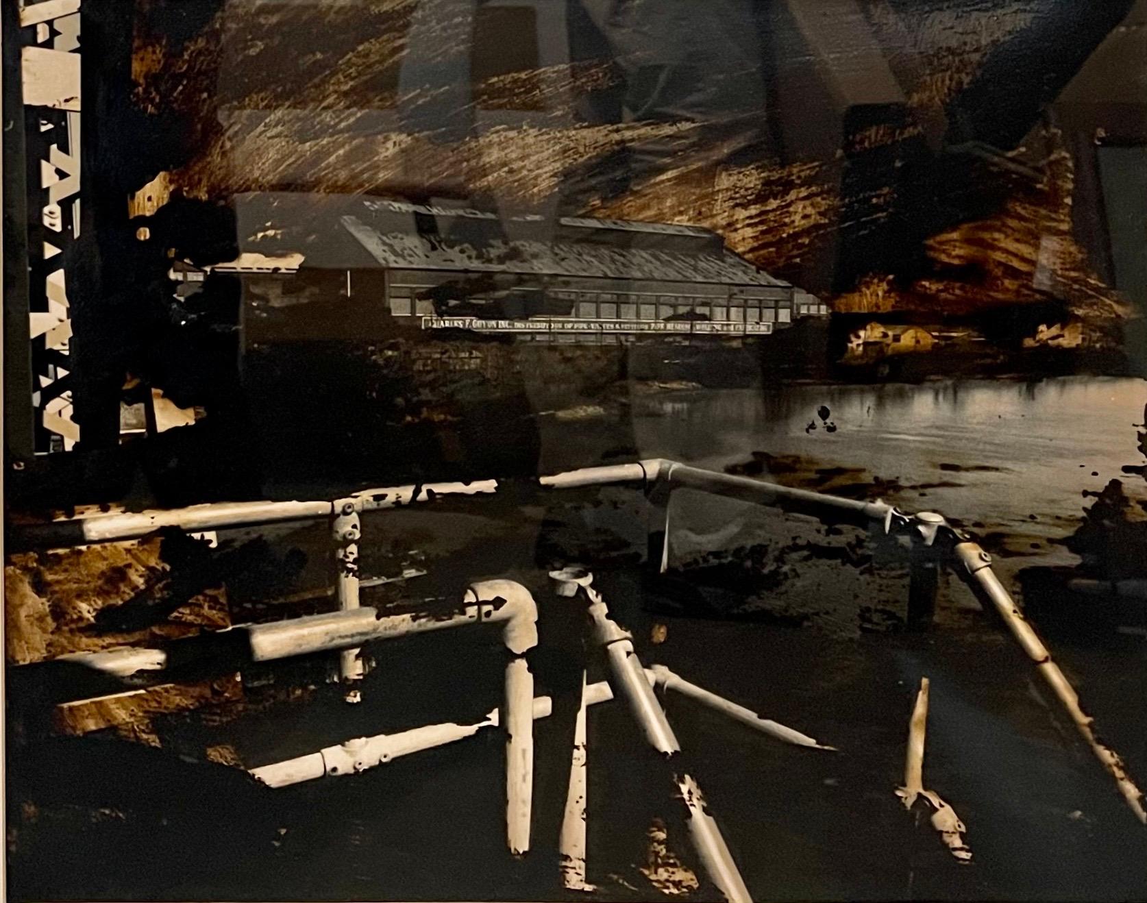 Fotografia d'arte contemporanea israeliana, architettura con pittura a mano Shul Sade 3