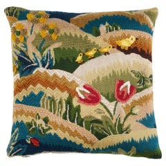 Shumacher Gerry Broderie 14" Coussin A en Document