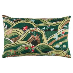 Shumacher Rolling Hills 18x12" Pillow in Green