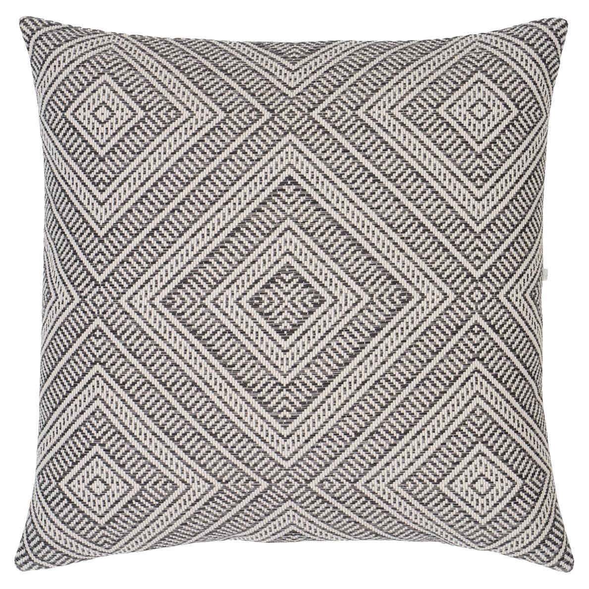 Shumacher Tortola I/O 24" Pillow in Oxford Grey