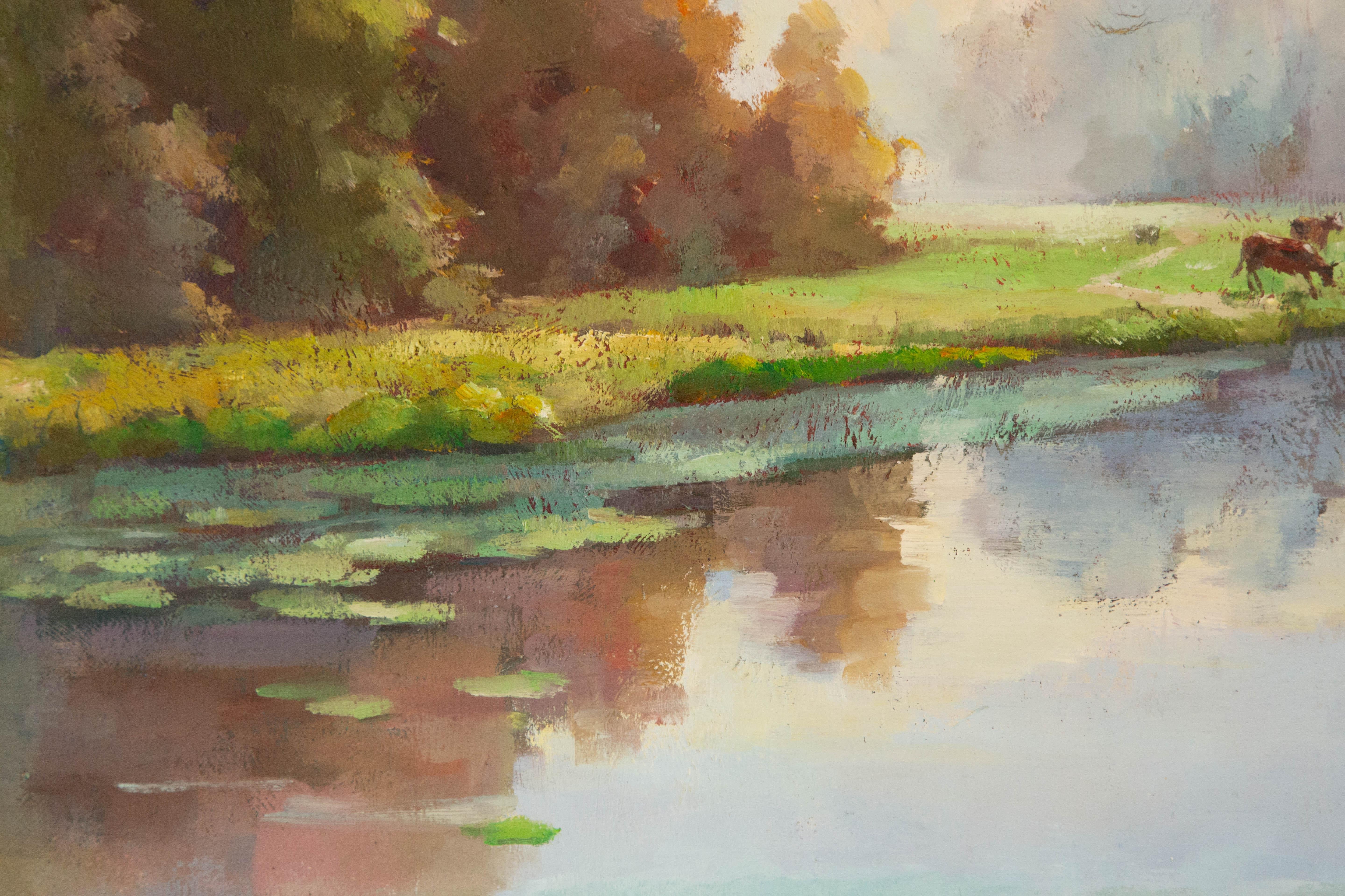 ShuMin Huang Landscape Original Oil On Canvas 