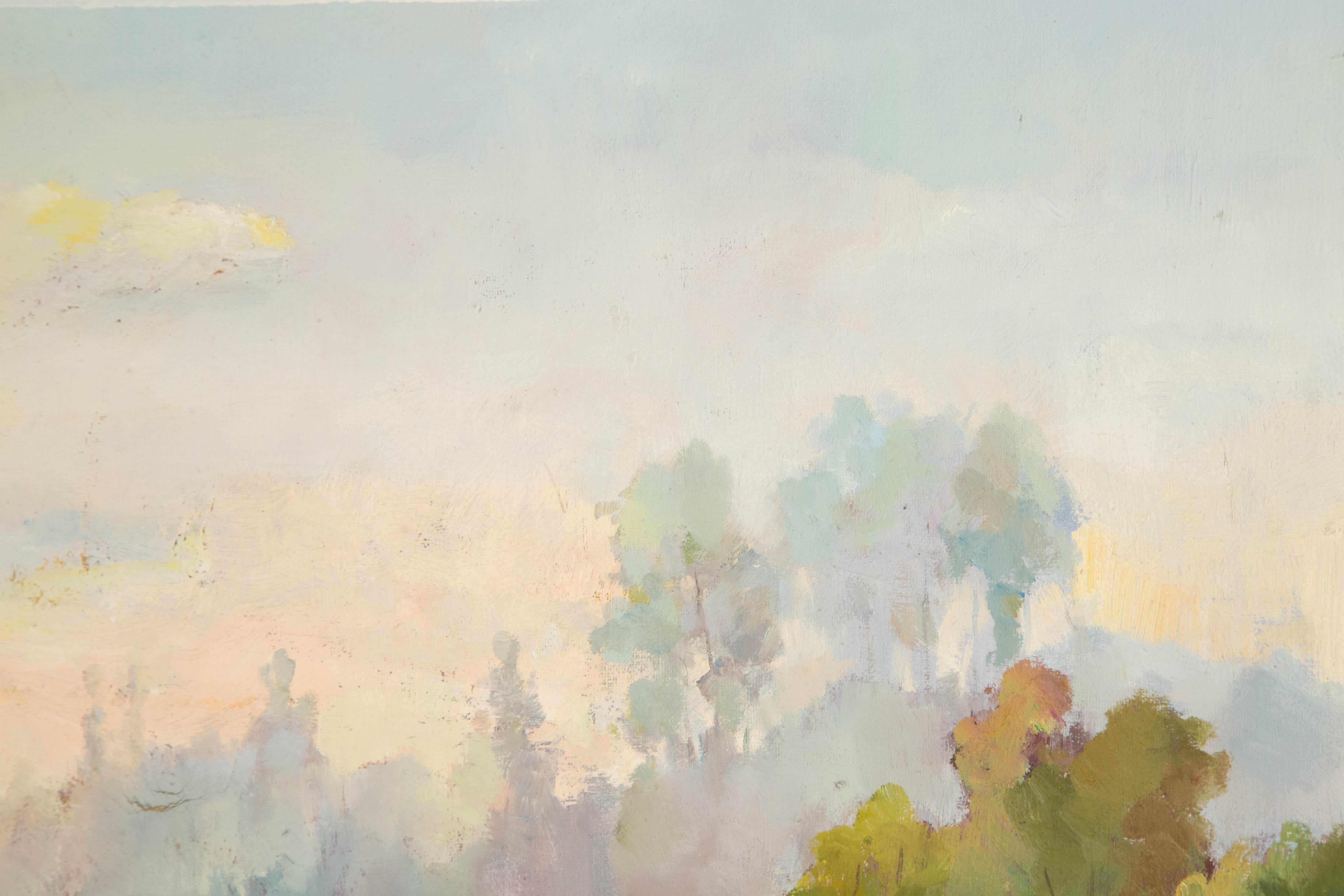 ShuMin Huang Landscape Original Oil On Canvas 