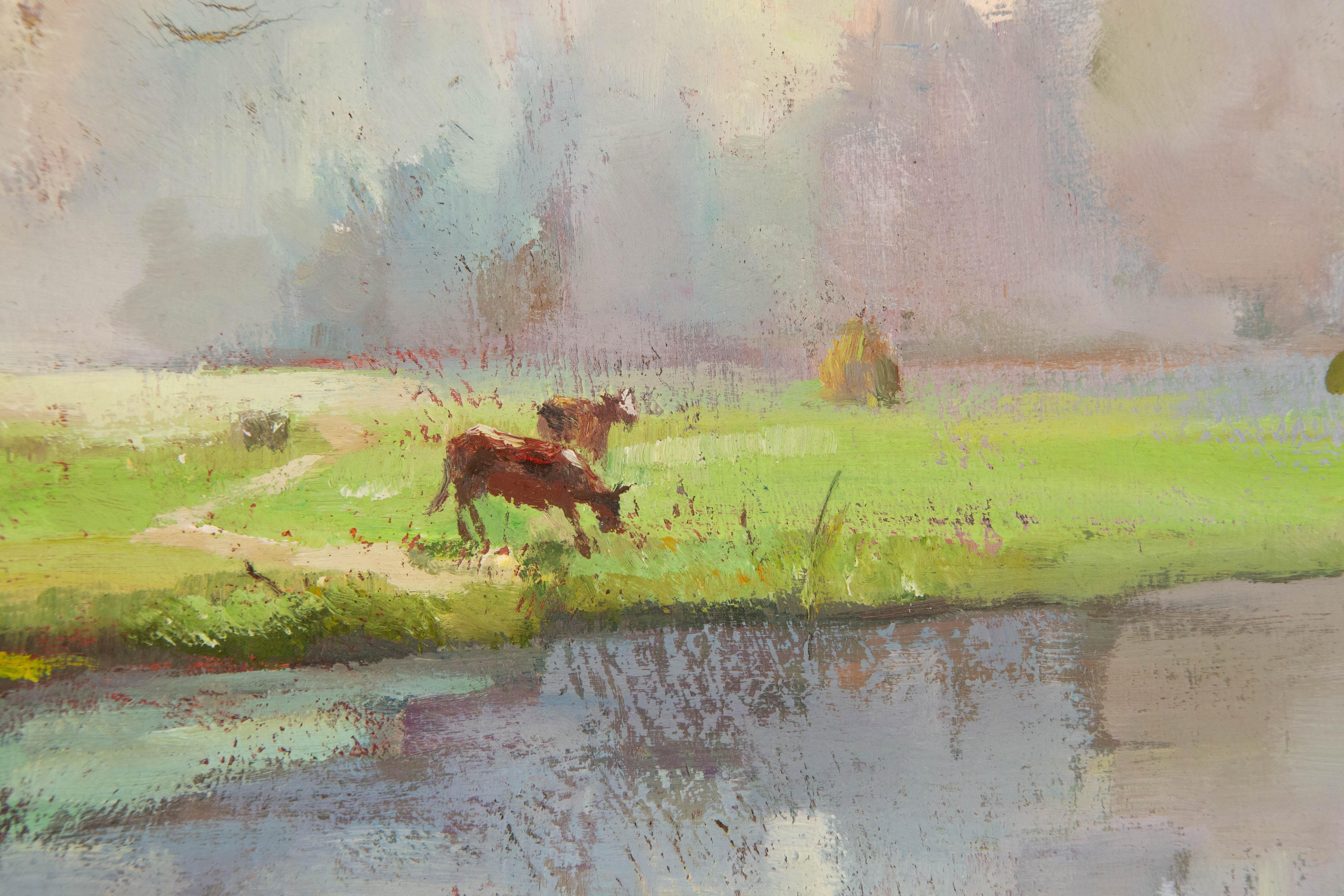 ShuMin Huang Landscape Original Oil On Canvas 