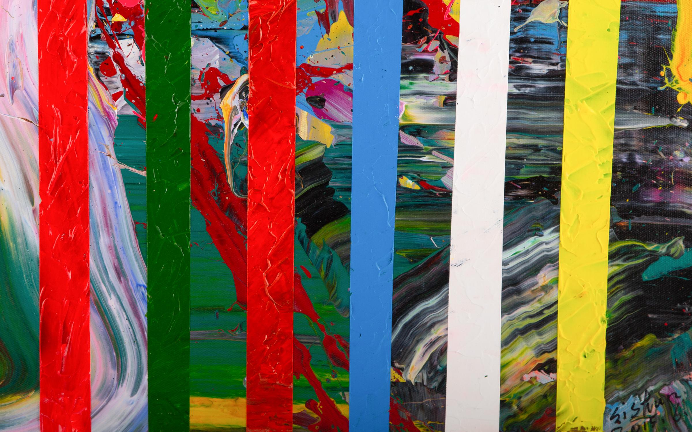  Title: Clash of Geometries 2
 Medium: Oil on canvas
 Size: 27.5