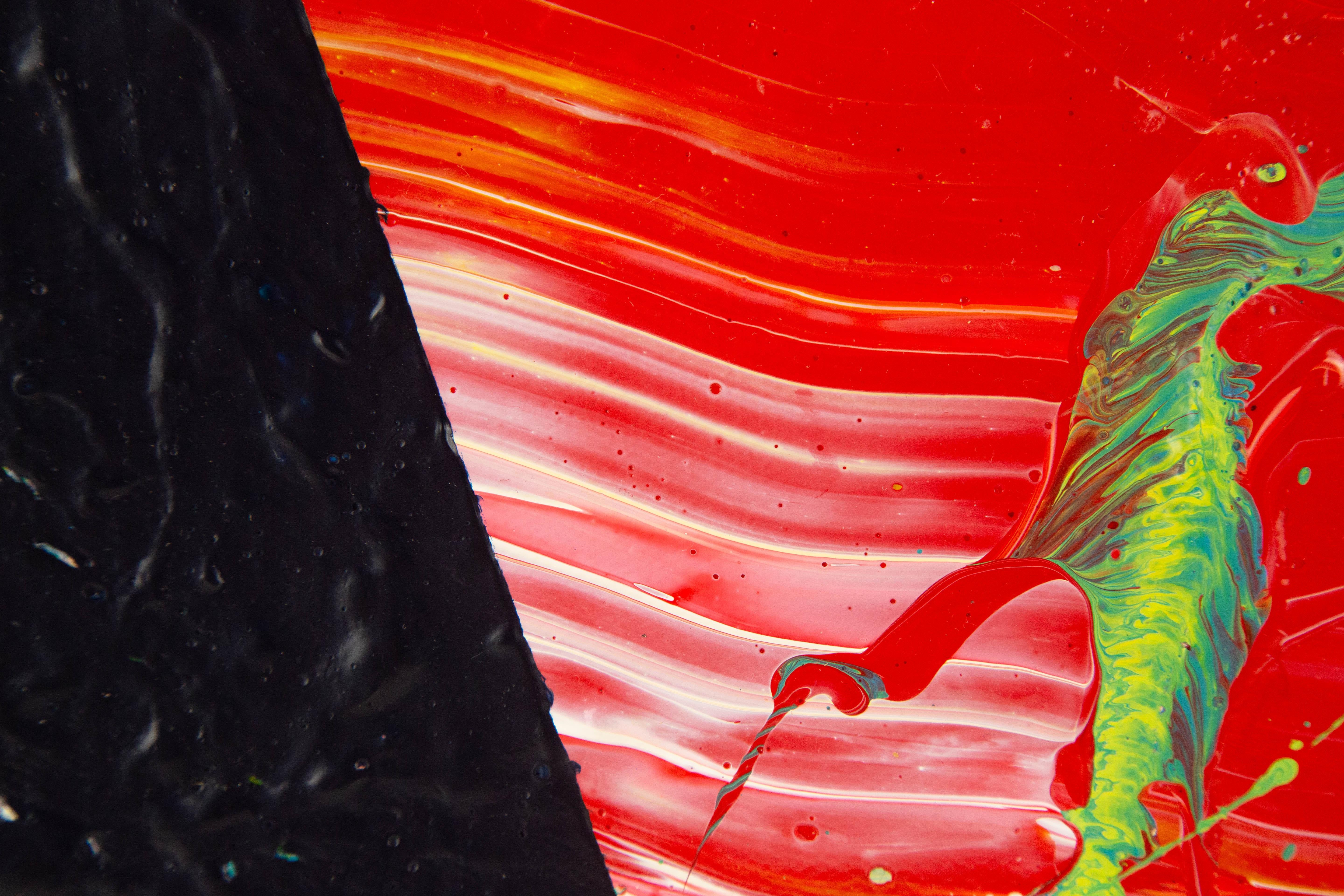 Shun Si Abstract Original Acrylic On Canvas 