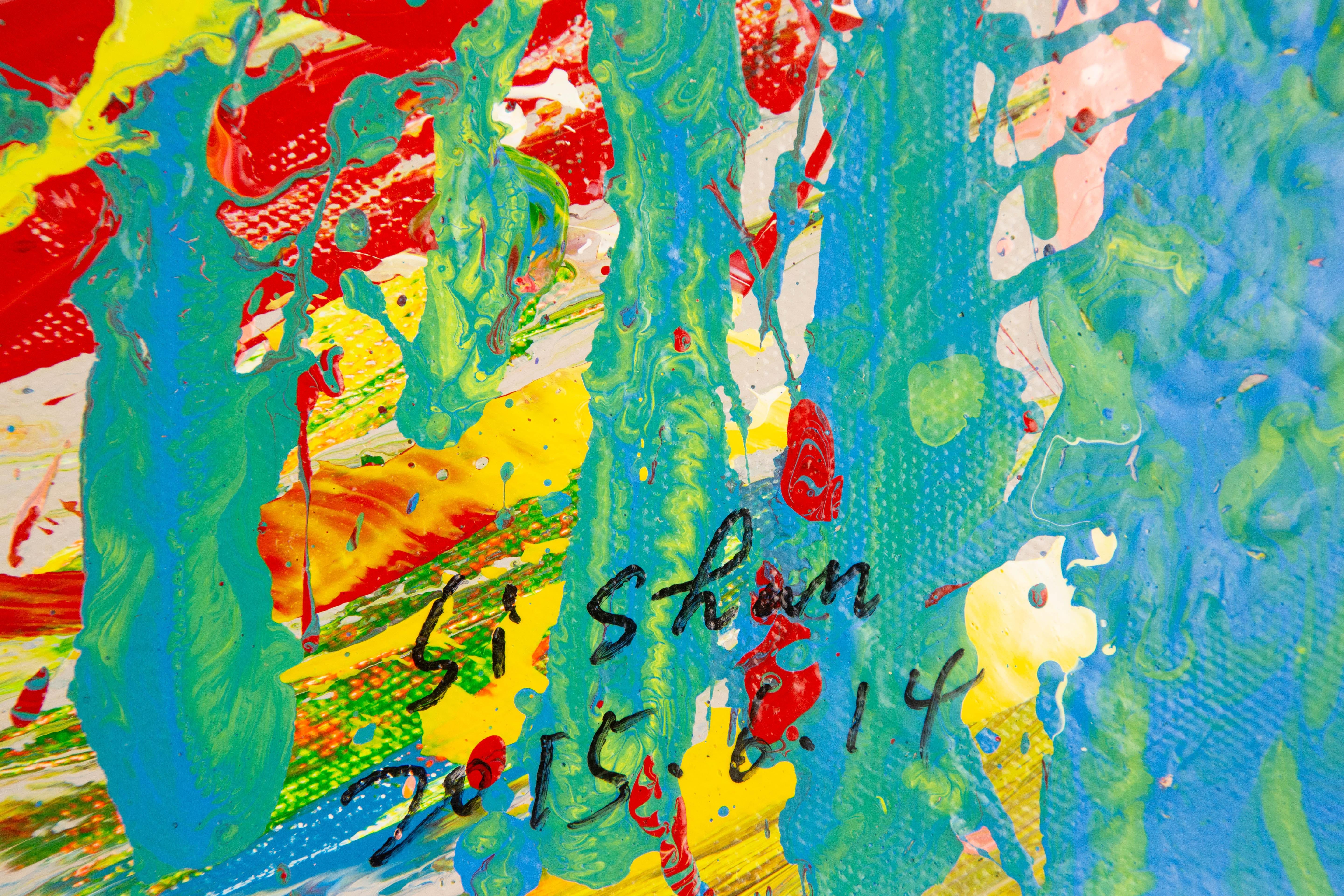 Shun Si Abstract Original Acrylic On Canvas 