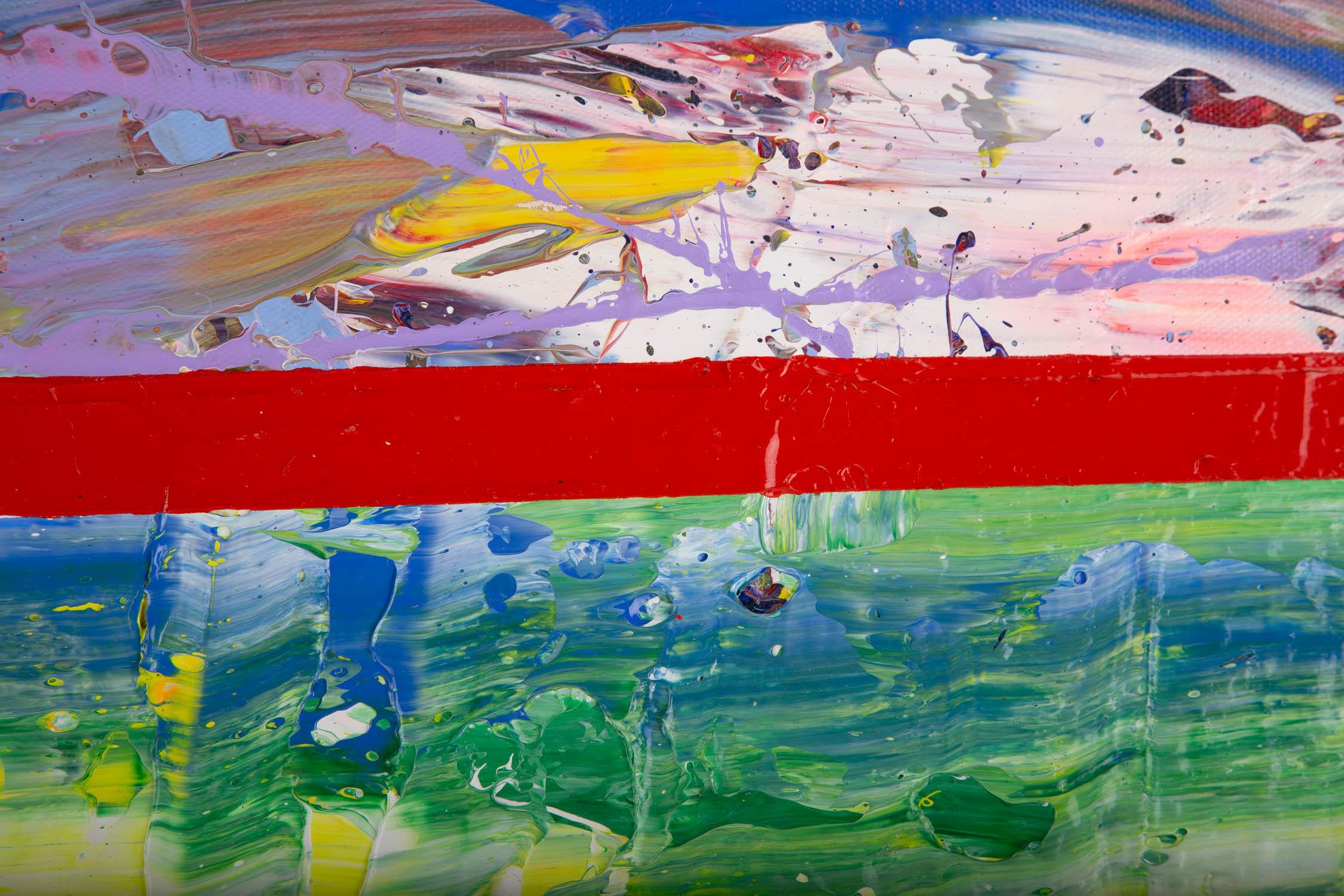 Pittura ad olio originale astratta 