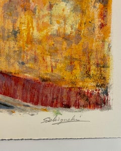 Japanese Woodblock Artist French Lithograph Fauvist Colors School of Paris