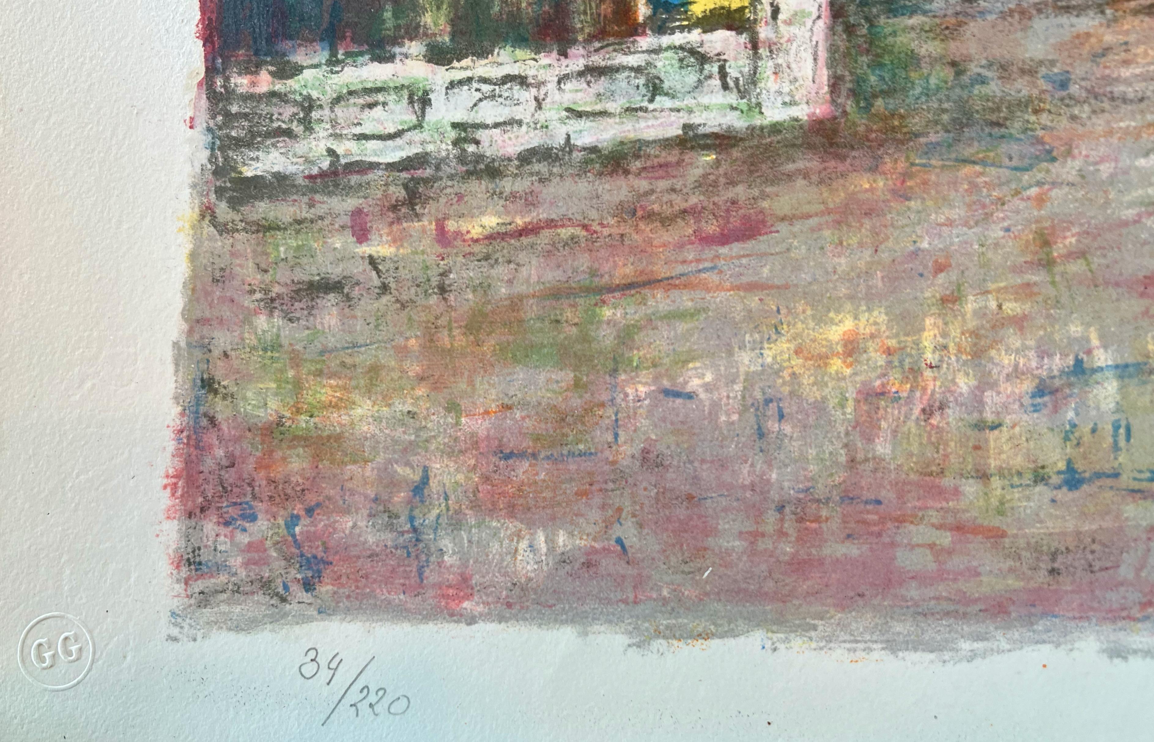 Pueblo de Montmarte, París - Print de Shungo Sekiguchi