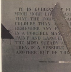 1974 Shusaku Arakawa 'A Forgettance (Exhaustion Exhumed)' Contemporary Gray