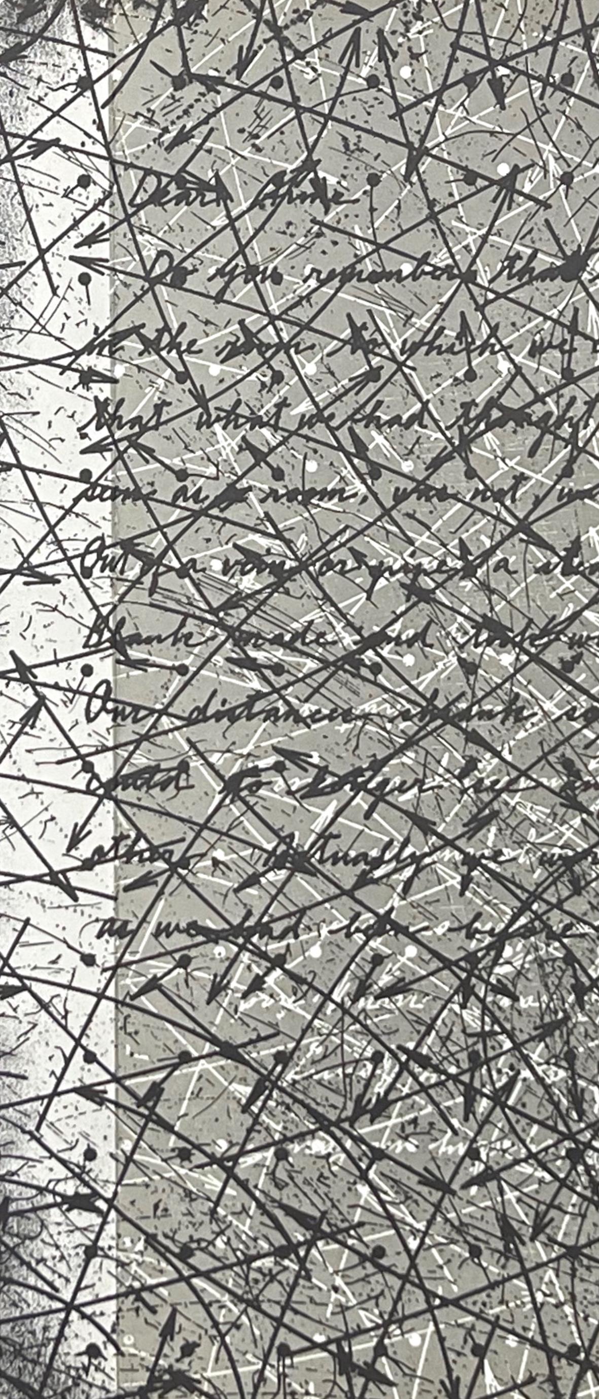 Arakawa 荒川 修作, Komposition, Derrière le miroir (nach) – Print von Shusaku Arakawa