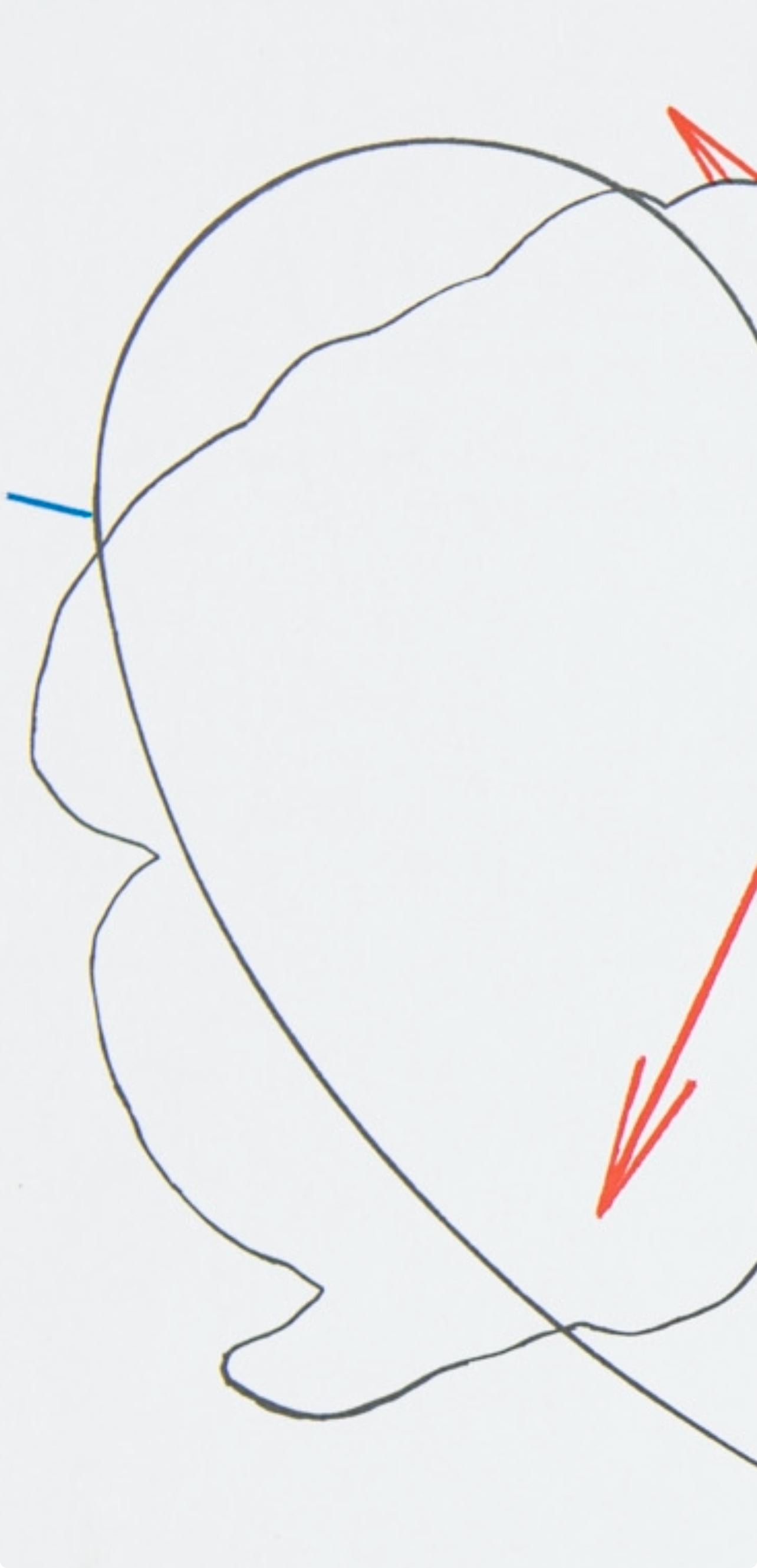 Arakawa 荒川 修作, Composizione, Derrière le miroir (dopo) - Print Moderno di Shusaku Arakawa