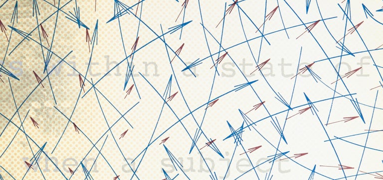 Arakawa 荒川 修作, Composition, Derrière le miroir (after) For