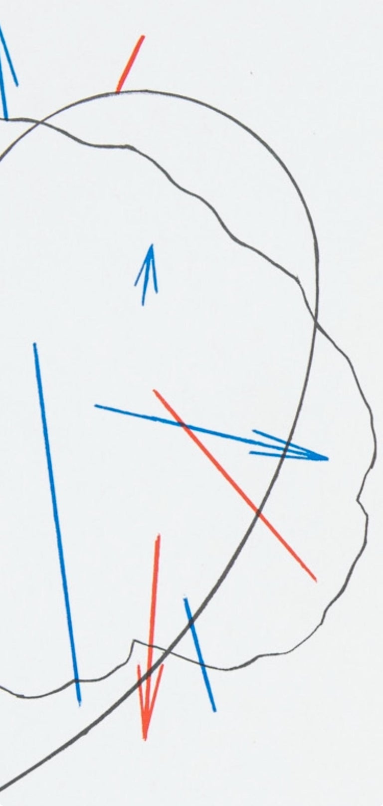 Arakawa 荒川 修作, Composition, Derrière le miroir (after) For