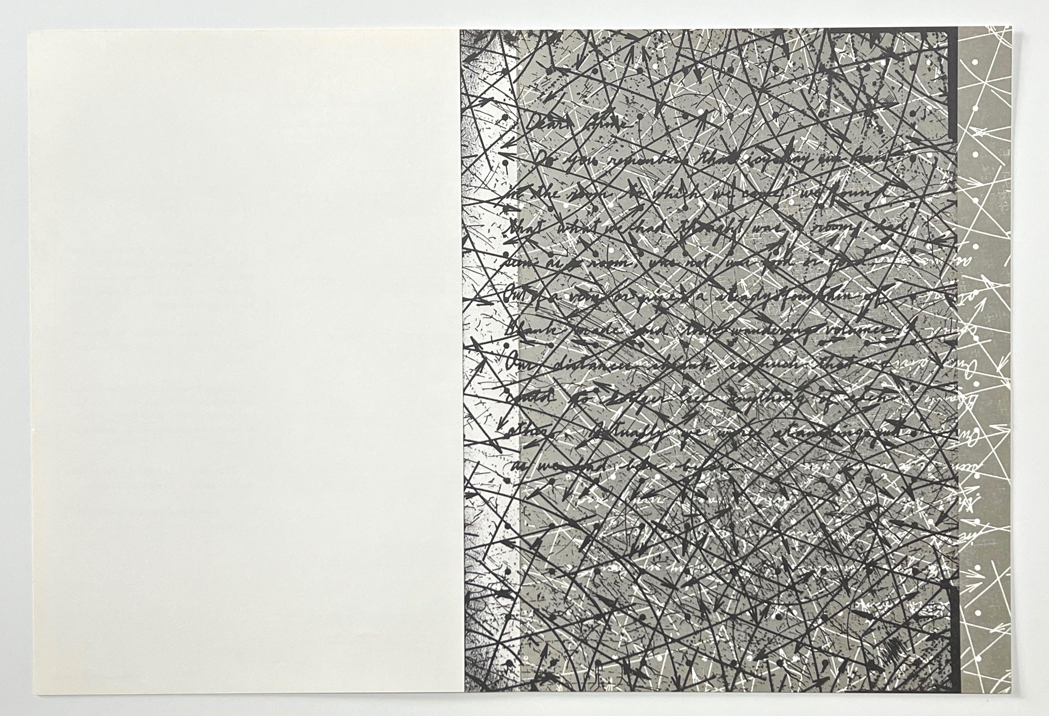 Lithographie auf Velinpapier. Beschriftung: Unsigniert und nicht nummeriert, wie ausgegeben. Guter Zustand, mit Mittelfalte, wie ausgegeben. Anmerkungen: Aus Derrière le miroir, Hommage à Aimé et Marguerite Maeght, N° 250, 1982. Herausgegeben von