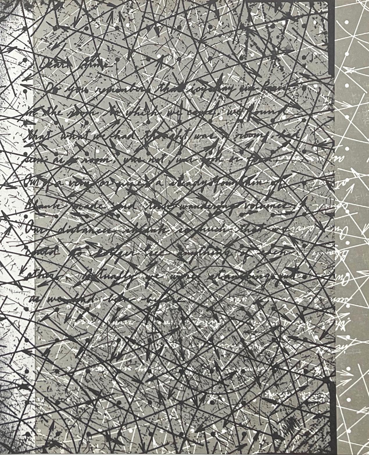 Arakawa 荒川 修作, Composition, Derrière le miroir (after