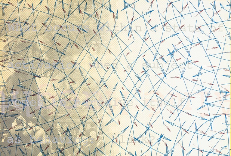 Arakawa 荒川 修作, Composition, Derrière le miroir (after) For